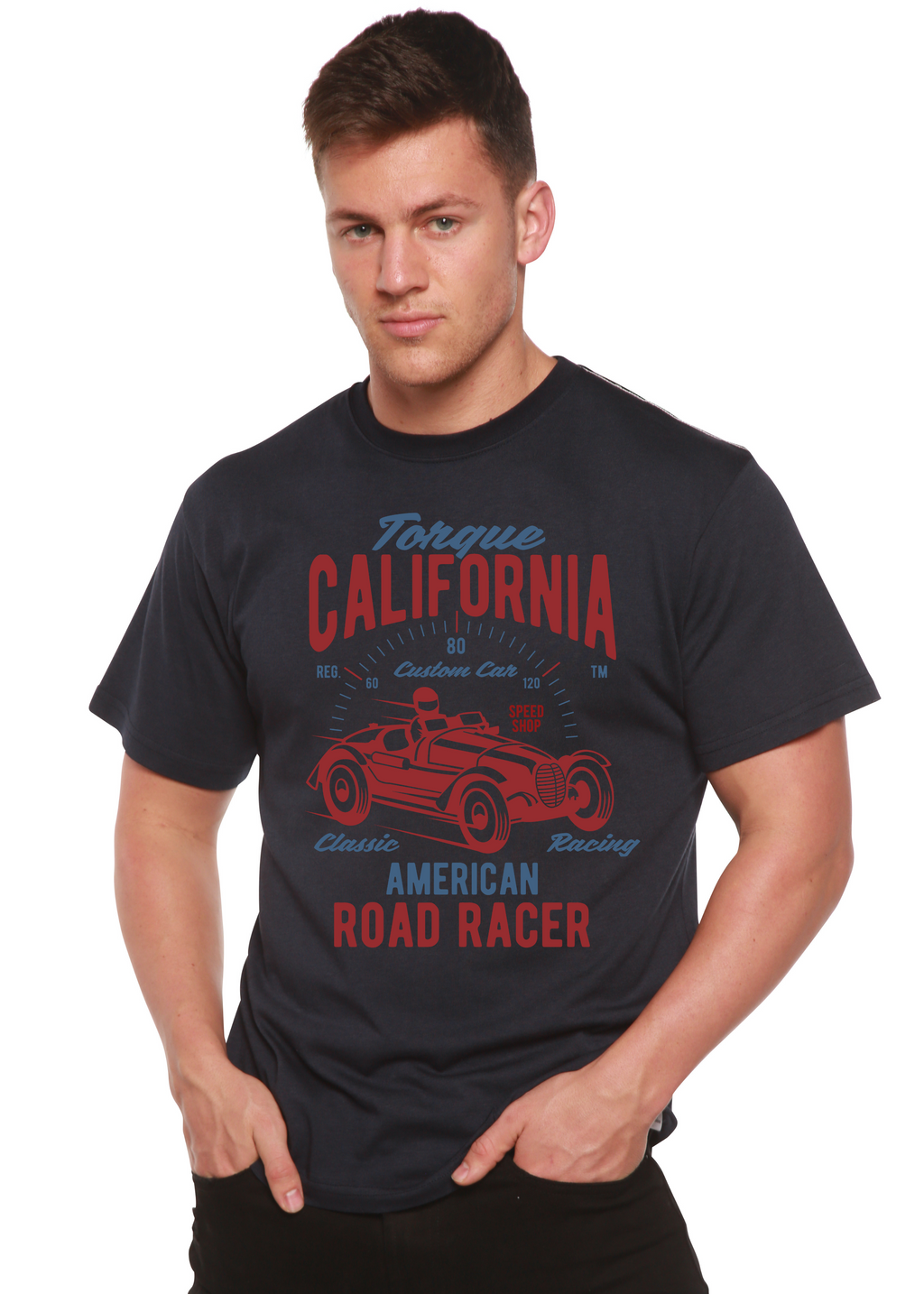 Torque California Spun Bamboo® Men's Bamboo Viscose/Organic Cotton Short Sleeve Graphic T-Shirt - The7Letter
