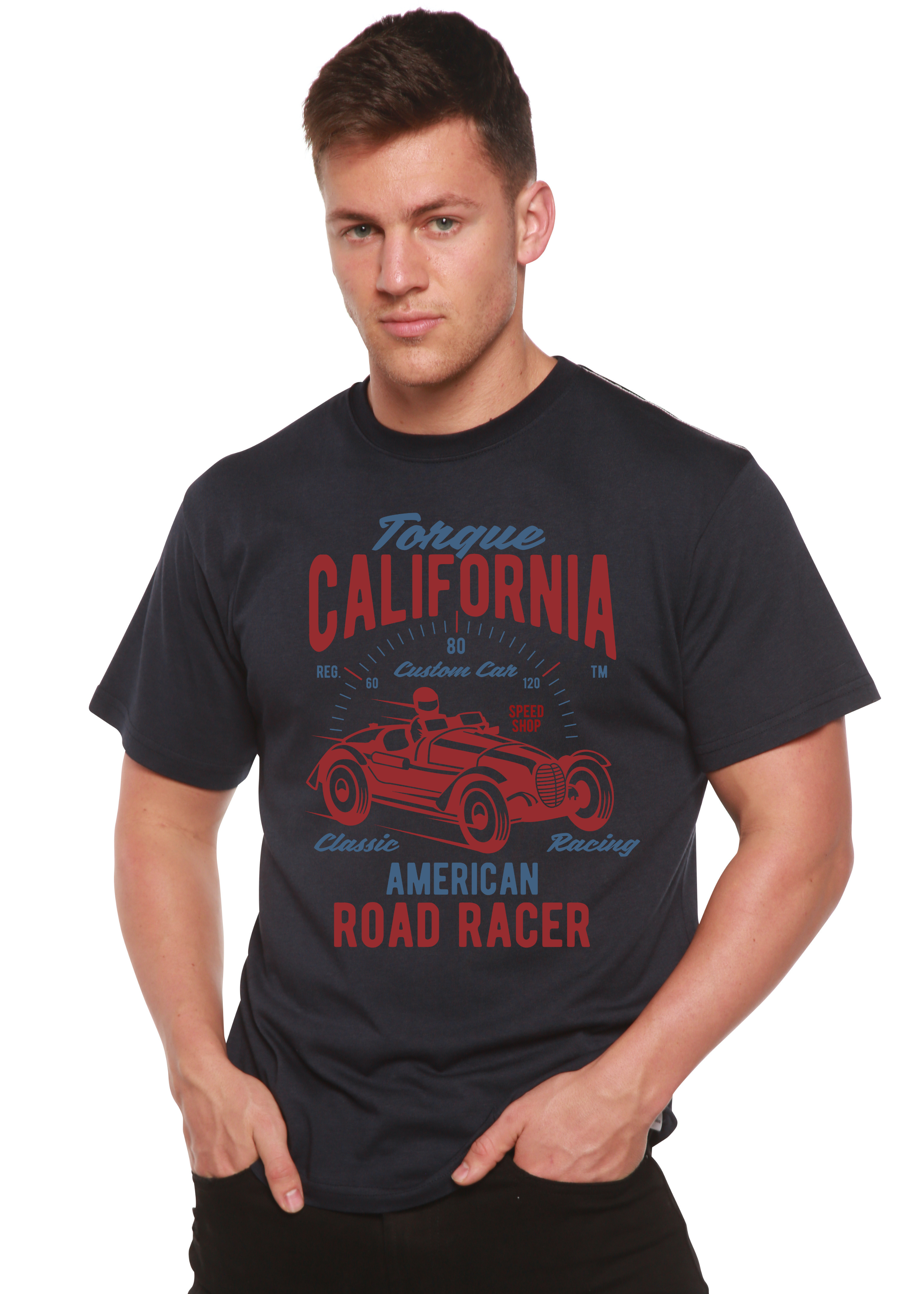 Torque California Spun Bamboo® Men's Bamboo Viscose/Organic Cotton Short Sleeve Graphic T-Shirt - The7Letter