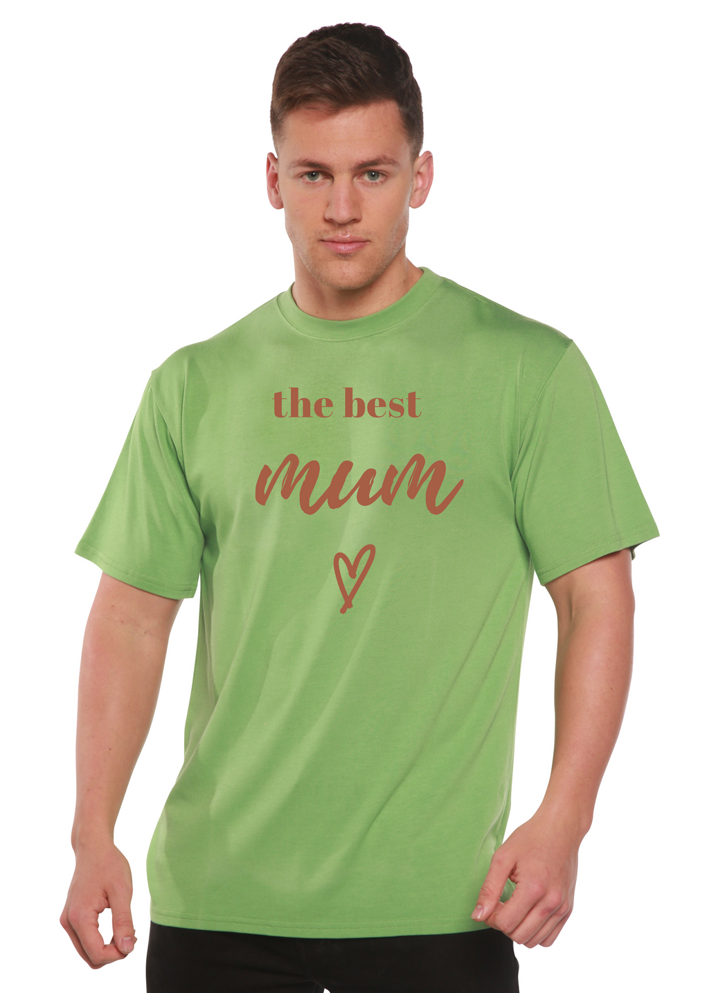 The Best Mum Unisex Bamboo Viscose/Organic Cotton Short Sleeve Graphic T-Shirt - The7Letter