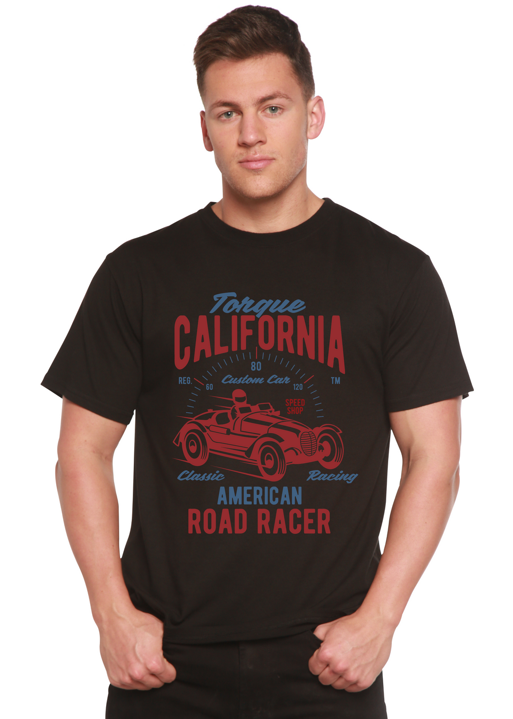 Torque California Spun Bamboo® Men's Bamboo Viscose/Organic Cotton Short Sleeve Graphic T-Shirt - The7Letter