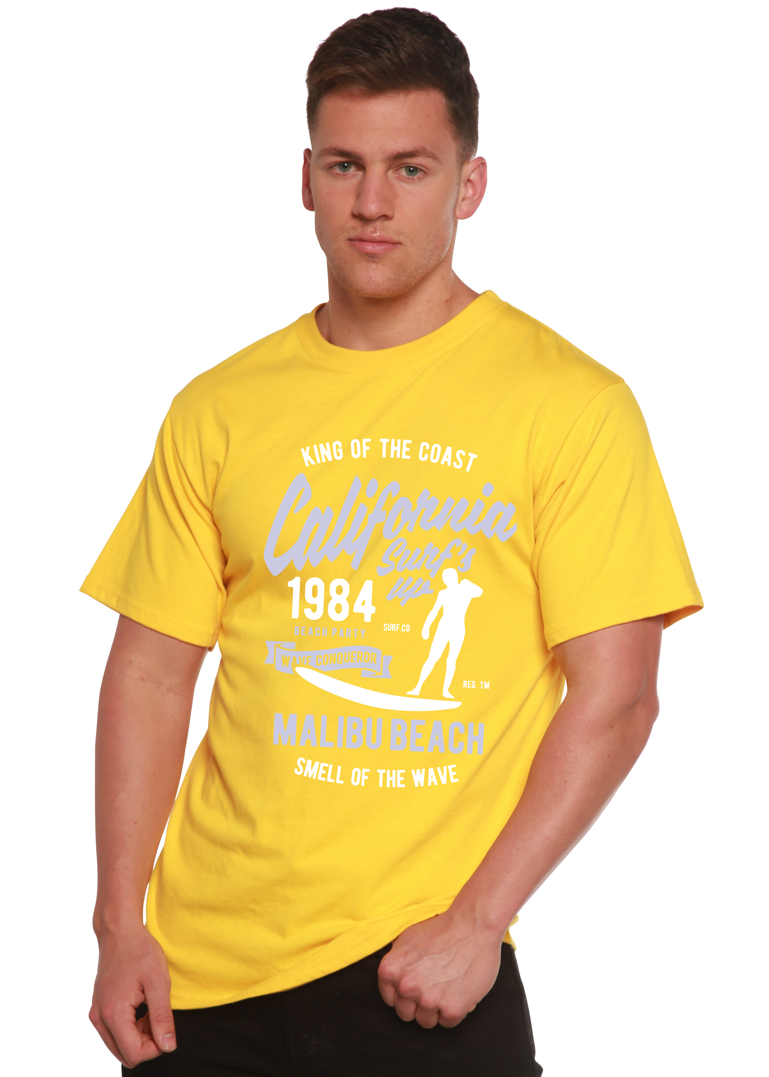 California 1984 Spun Bamboo® Men's Bamboo Viscose/Organic Cotton Short Sleeve Graphic T-Shirt - The7Letter