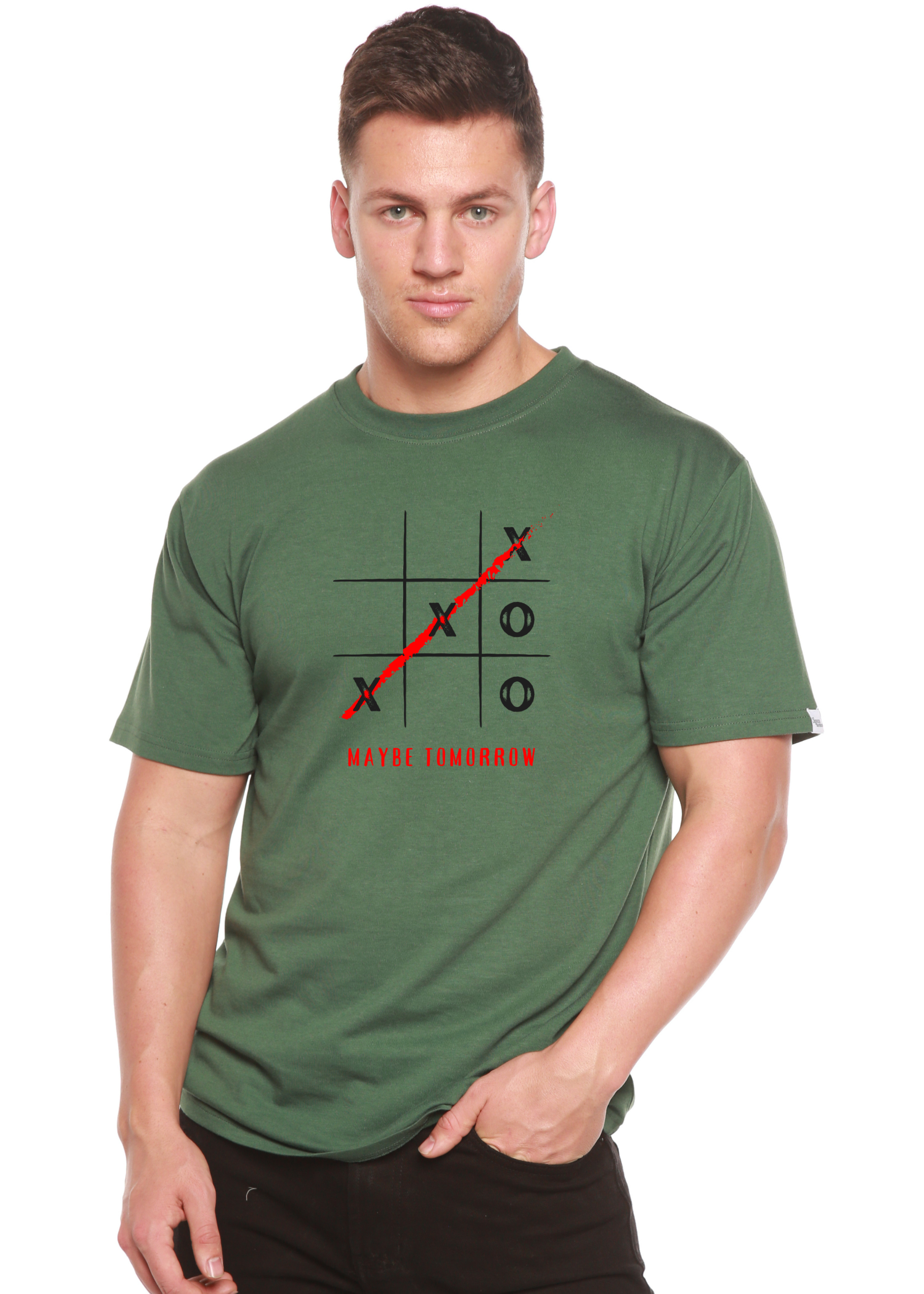 Maybe Tomorrow Unisex Bamboo/Cotton Graphic T-Shirt - The7Letter