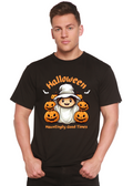 Halloween Hauntingly Good Times Day Men's Bamboo Viscose/Organic Cotton Short Sleeve Graphic T-Shirt - The7Letter
