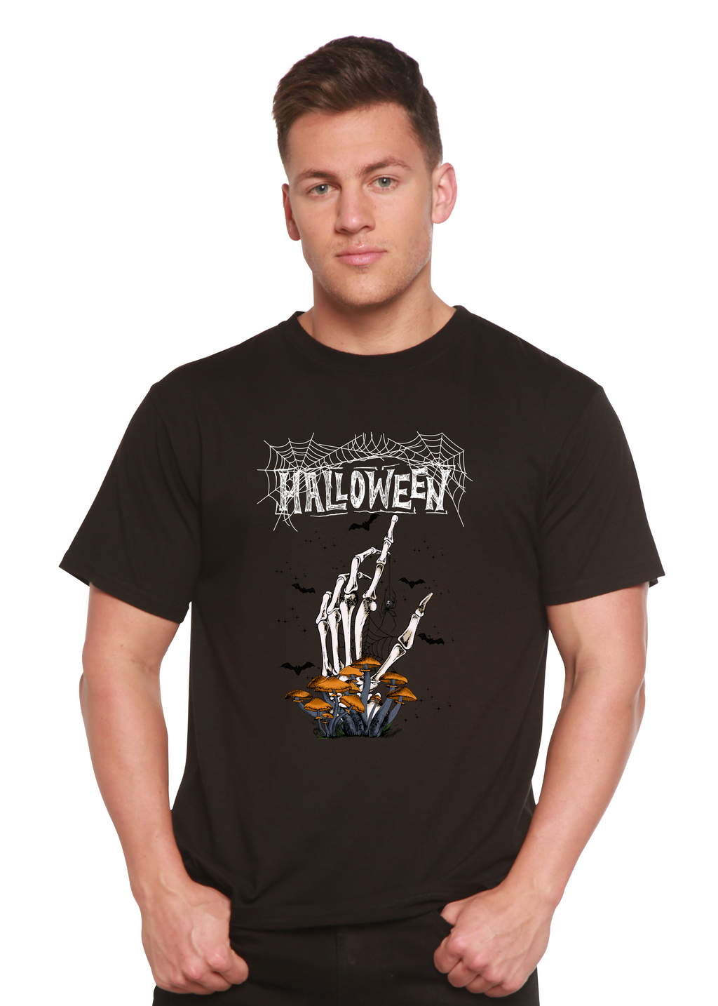 Halloween Men's Bamboo Viscose/Organic Cotton Short Sleeve Graphic T-Shirt - The7Letter