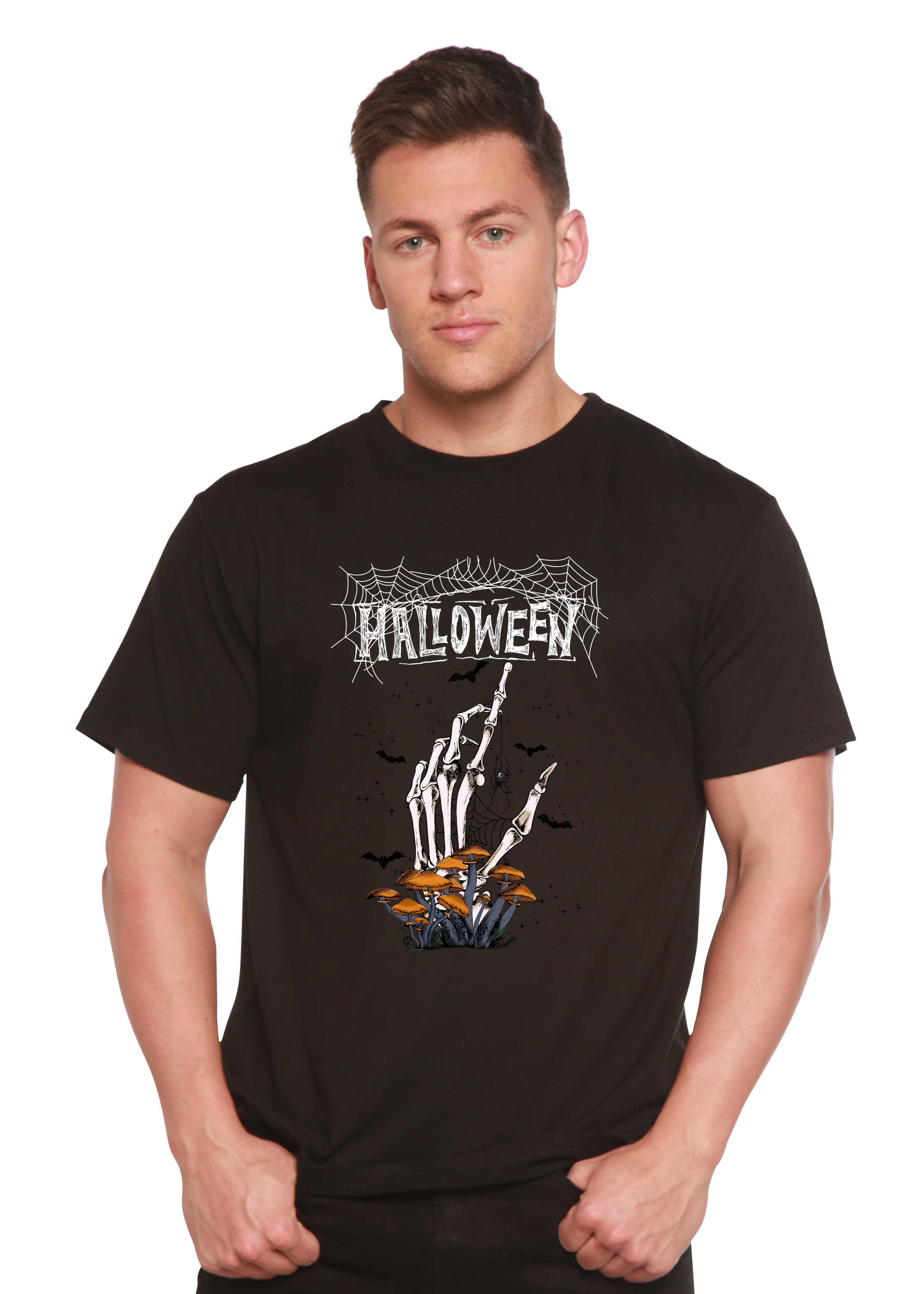 Halloween Men's Bamboo Viscose/Organic Cotton Short Sleeve Graphic T-Shirt - The7Letter