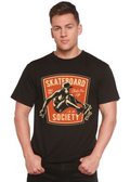 Skateboard Society Men's Bamboo Viscose/Organic Cotton Short Sleeve Graphic T-Shirt - The7Letter