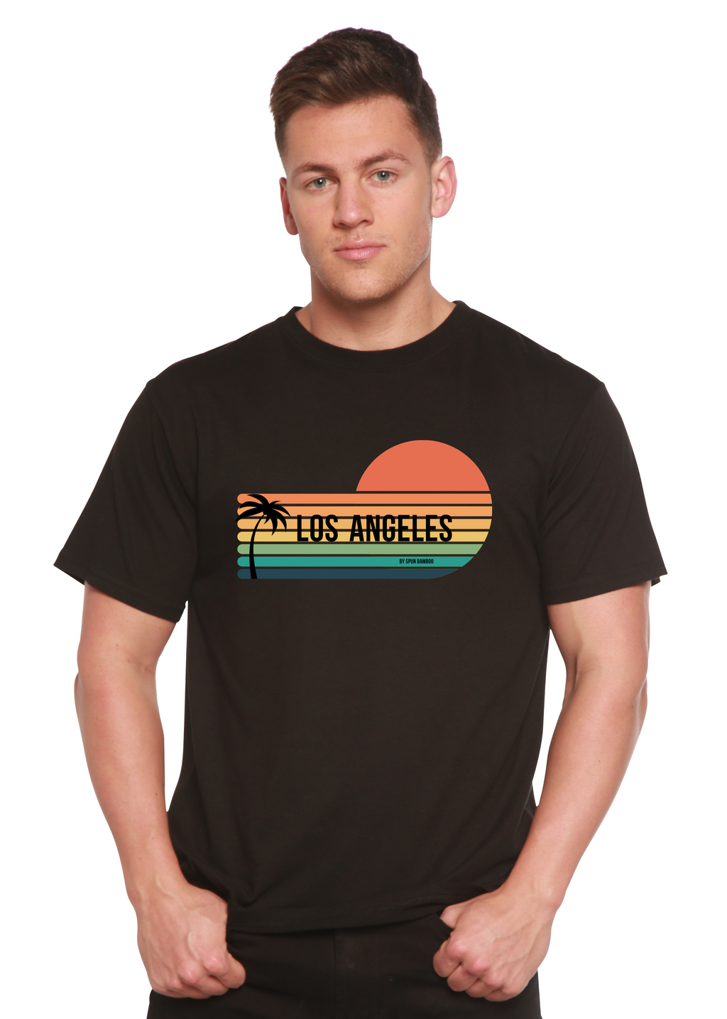 Los Angeles Spun Bamboo Unisex Bamboo Viscose/Organic Cotton Short Sleeve Graphic T-Shirt - The7Letter