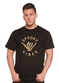 Spooky Vibes Men's Bamboo Viscose/Organic Cotton Short Sleeve Graphic T-Shirt - The7Letter