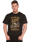 Custom Wild Men's Bamboo Viscose/Organic Cotton Short Sleeve Graphic T-Shirt - The7Letter