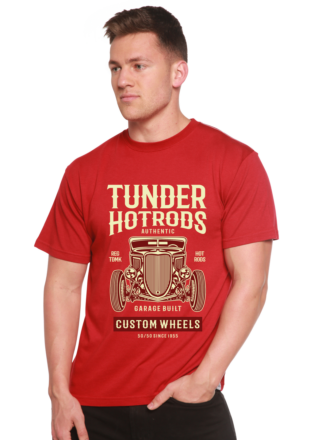 Thunder Hot Spun Bamboo® Men's Bamboo Viscose/Organic Cotton Short Sleeve Graphic T-Shirt - The7Letter