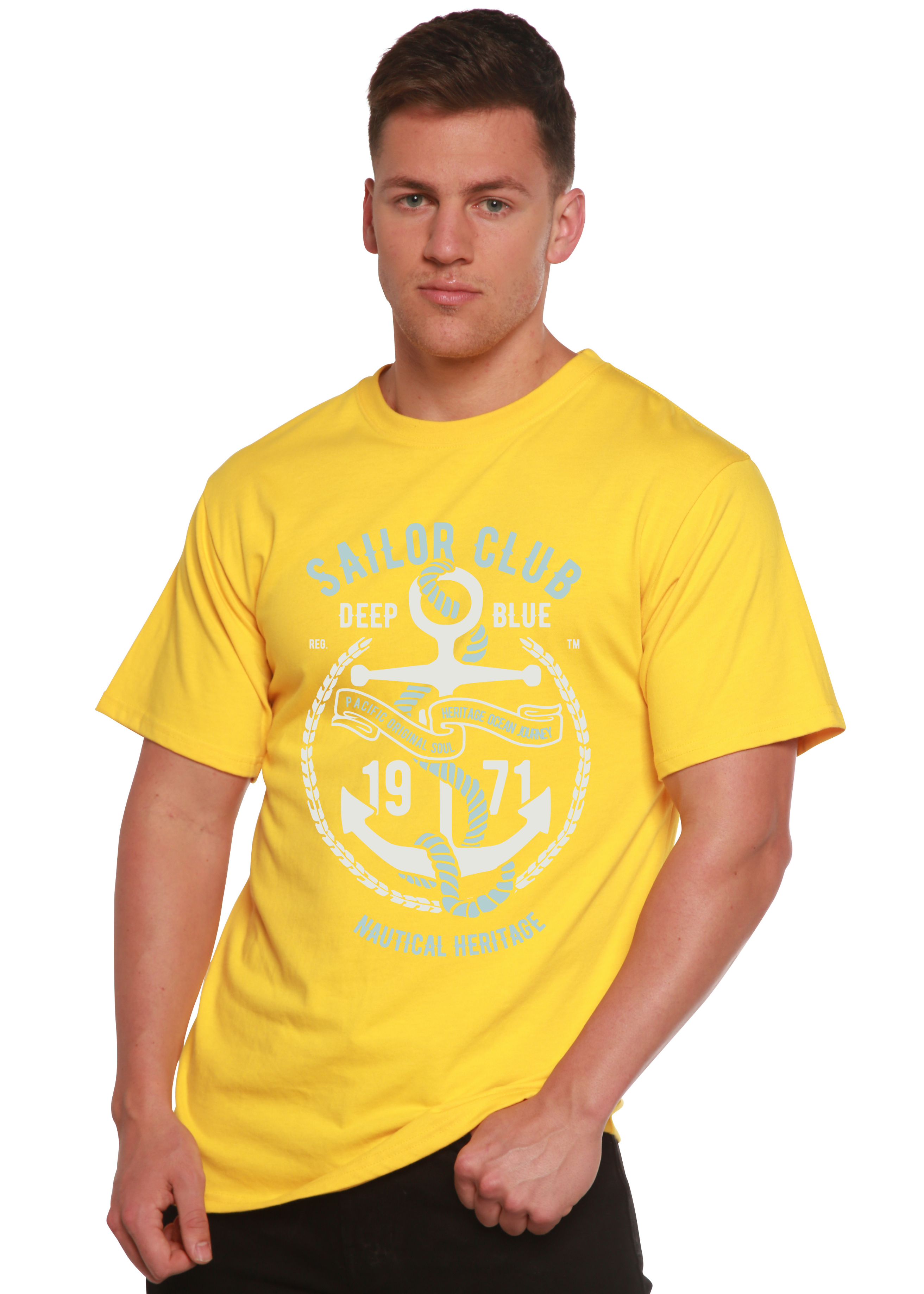 Sailor Club Spun Bamboo® Men's Bamboo Viscose/Organic Cotton Short Sleeve Graphic T-Shirt - The7Letter