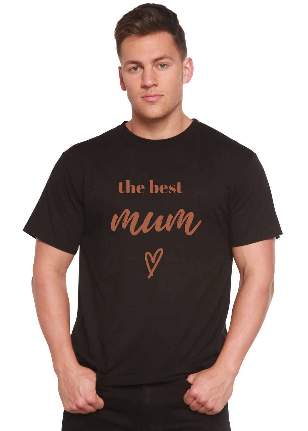 The Best Mum Unisex Bamboo Viscose/Organic Cotton Short Sleeve Graphic T-Shirt - The7Letter
