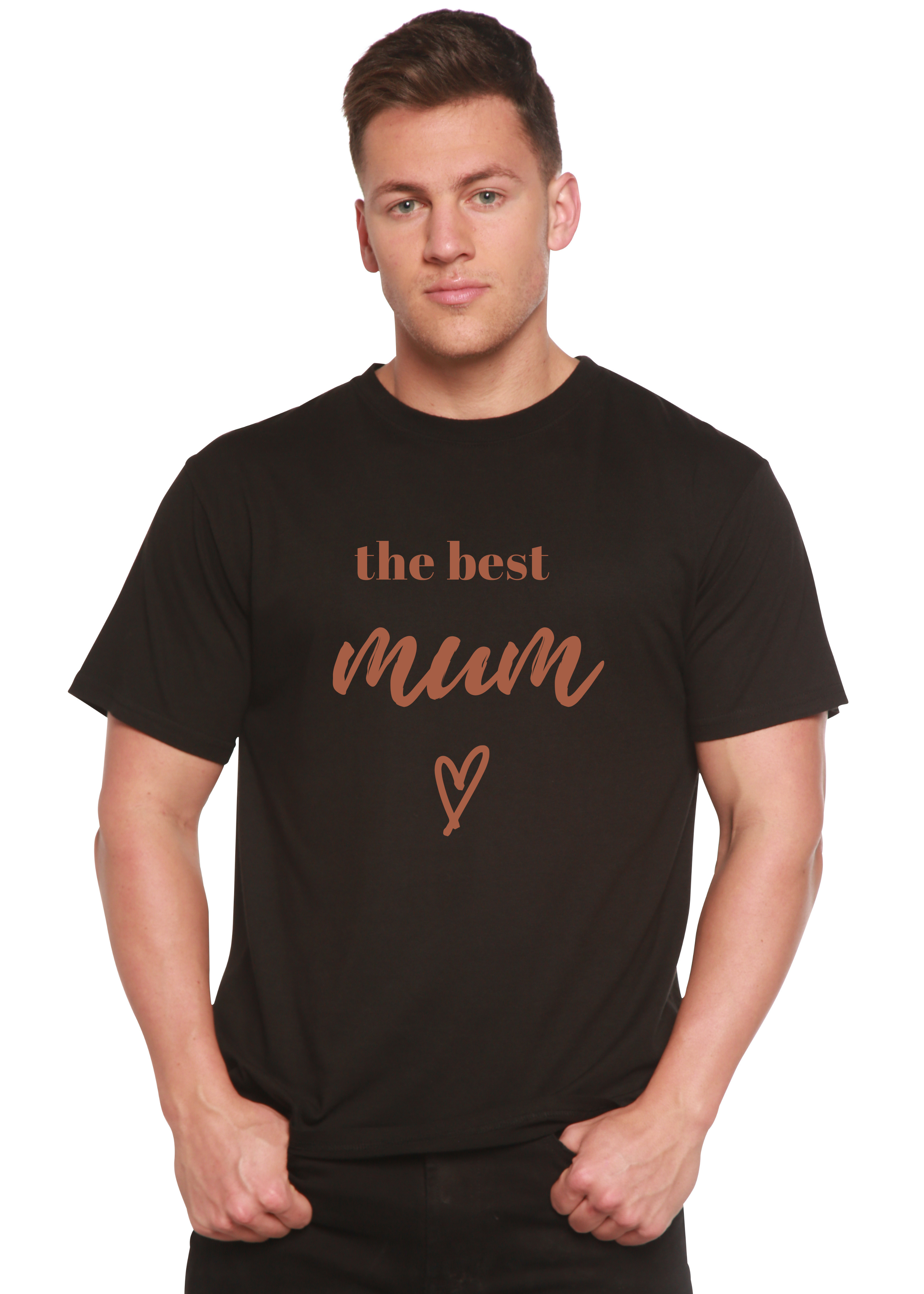 The Best Mum Unisex Bamboo Viscose/Organic Cotton Short Sleeve Graphic T-Shirt - The7Letter