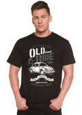 Old School Ride Spun Bamboo® Men's Bamboo Viscose/Organic Cotton Short Sleeve Graphic T-Shirt - The7Letter