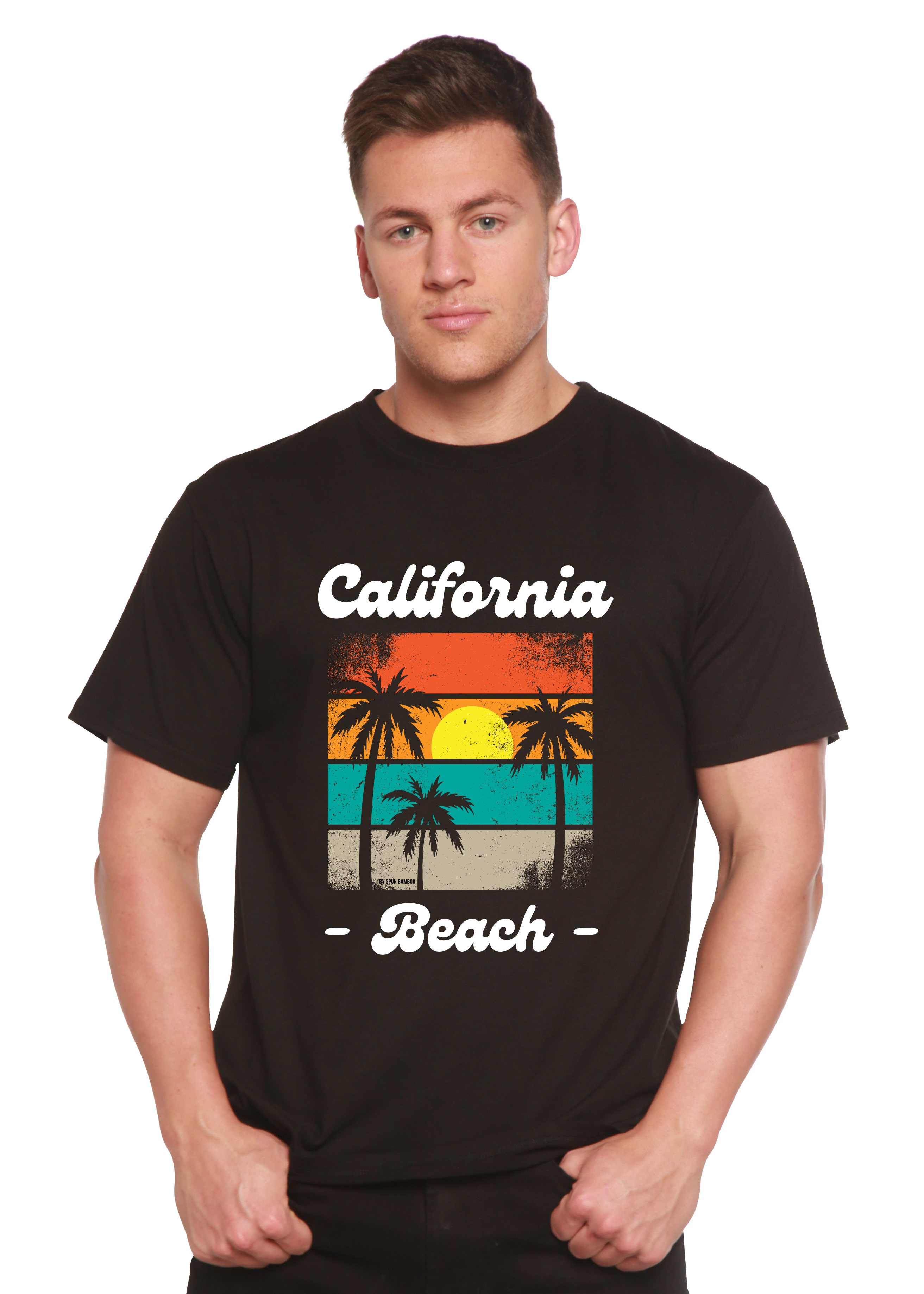 California Beach Unisex Bamboo Viscose/Organic Cotton Short Sleeve Graphic T-Shirt - The7Letter