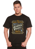 Bourbon Whiskey Men's Bamboo Viscose/Organic Cotton Short Sleeve Graphic T-Shirt - The7Letter
