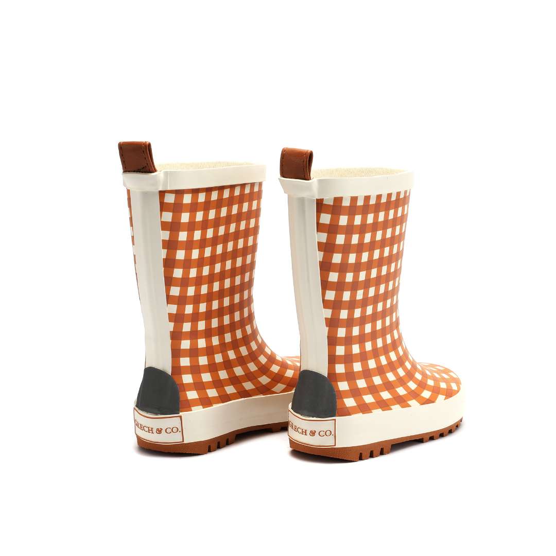 Classic Rain Boots | Sienna Gingham - The7Letter