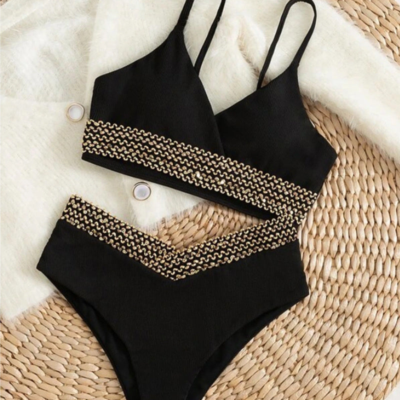 Push-up Bikini Damen Sport Badeanzug Bademode