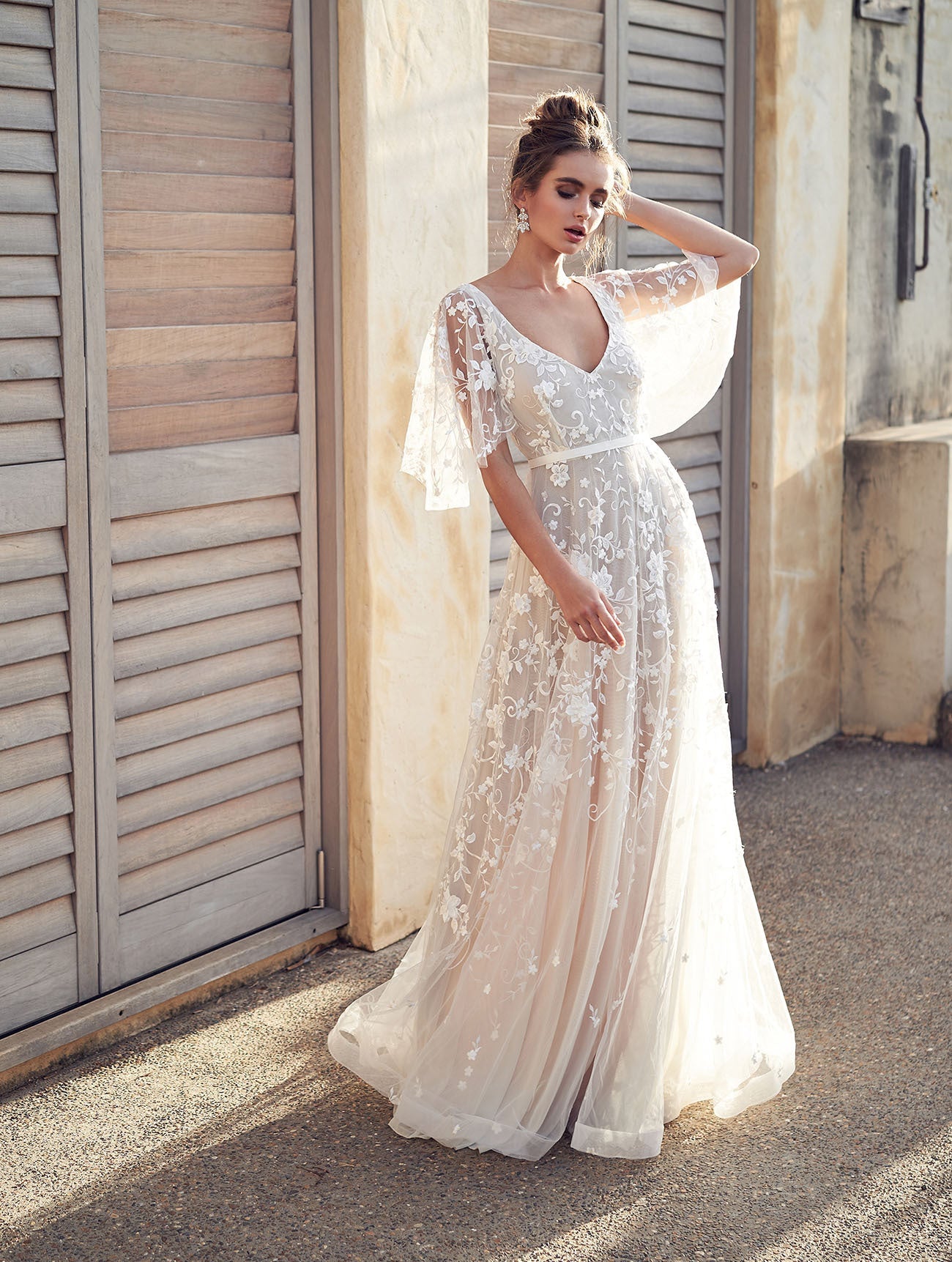 Robe d'automne pour femme sexy en dentelle col en V dos nu