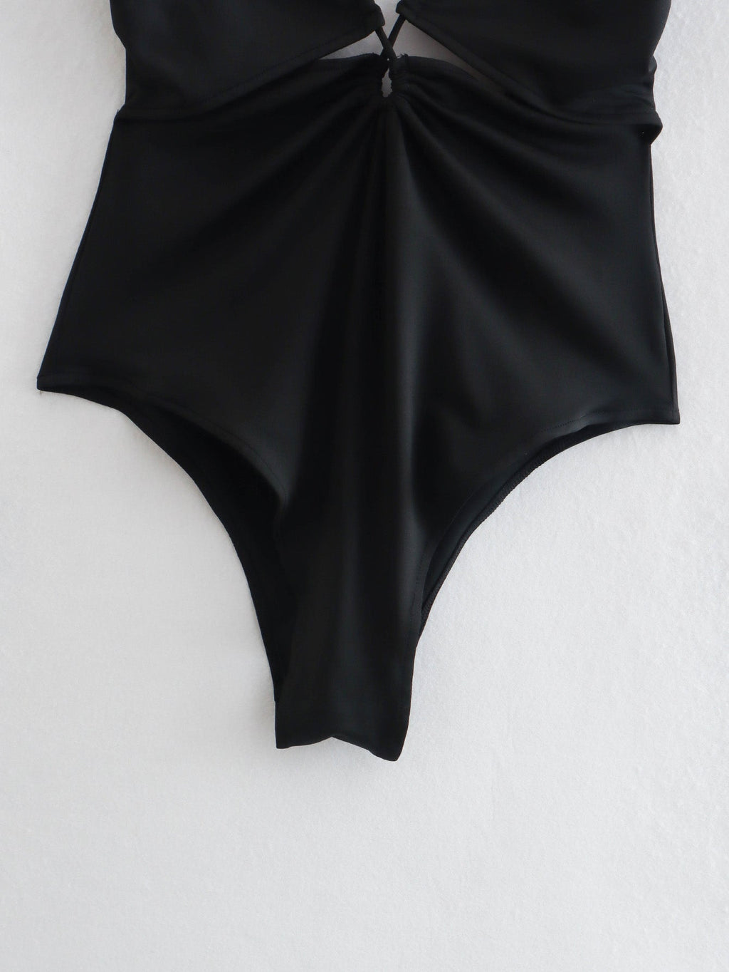 Sommer-Sling Einfarbig All-Matching Offenes Design Rückenfreier Bodysuit