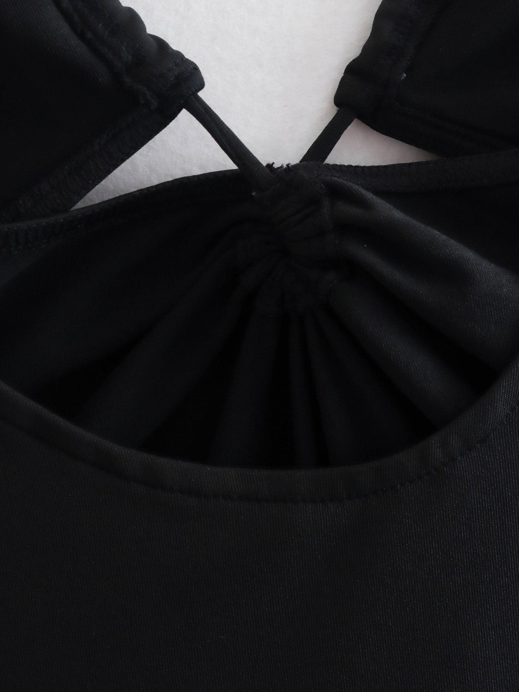 Sommer-Sling Einfarbig All-Matching Offenes Design Rückenfreier Bodysuit