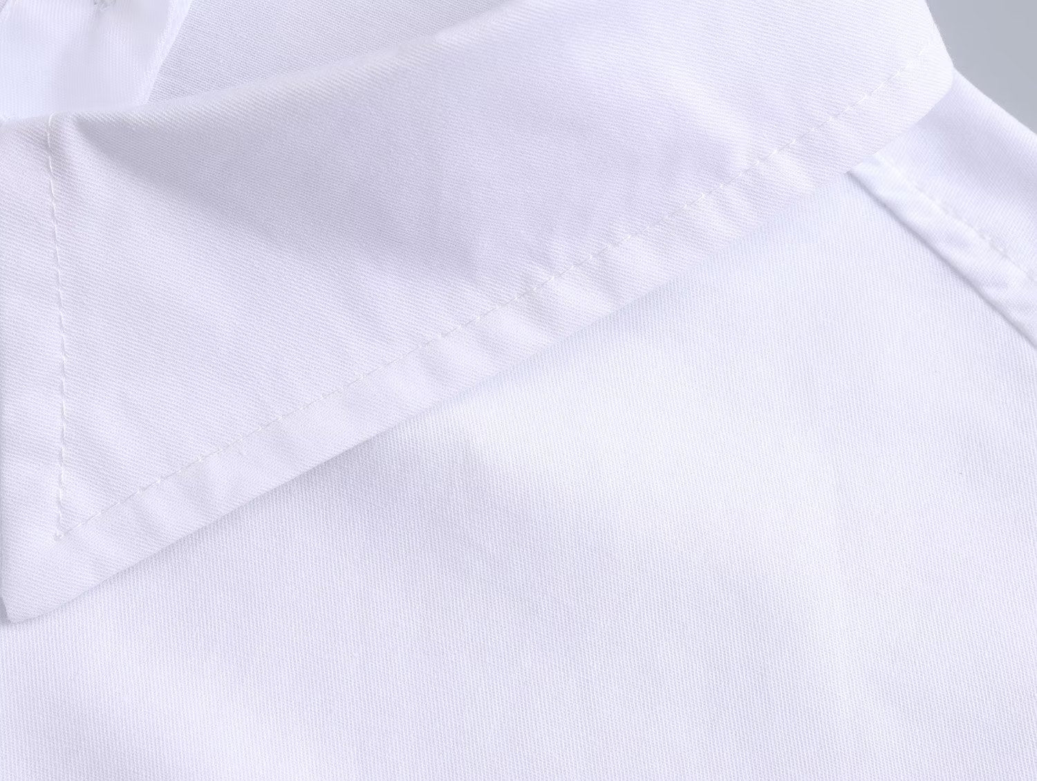 Chemise ample en popeline à manches longues et col, pour femme, en coton uni, modèle été