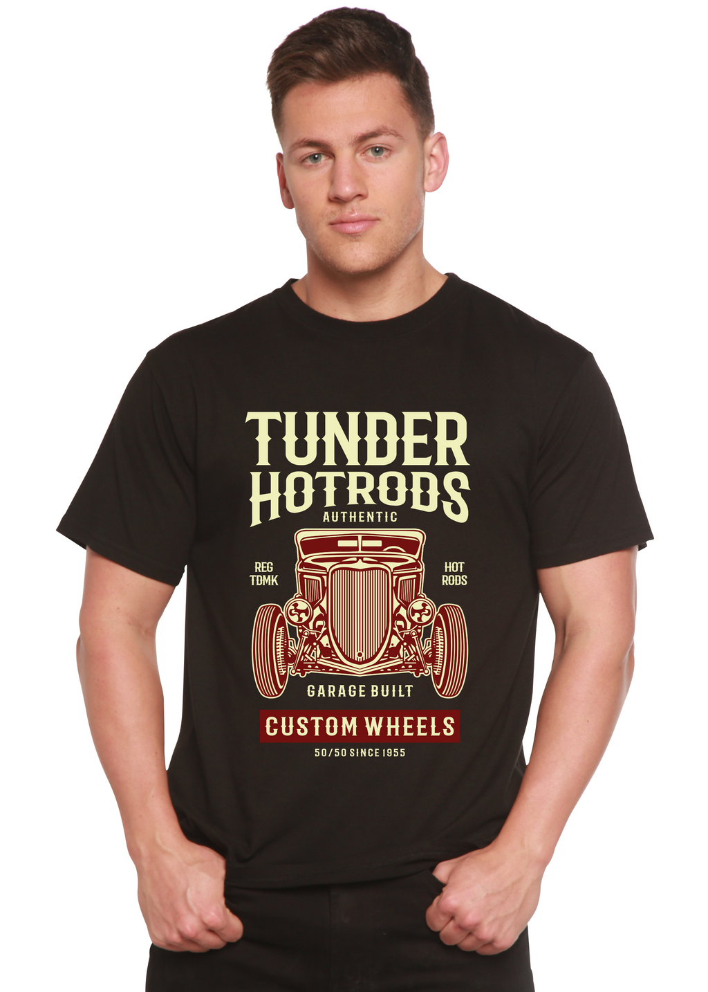 Thunder Hot Spun Bamboo® Men's Bamboo Viscose/Organic Cotton Short Sleeve Graphic T-Shirt - The7Letter