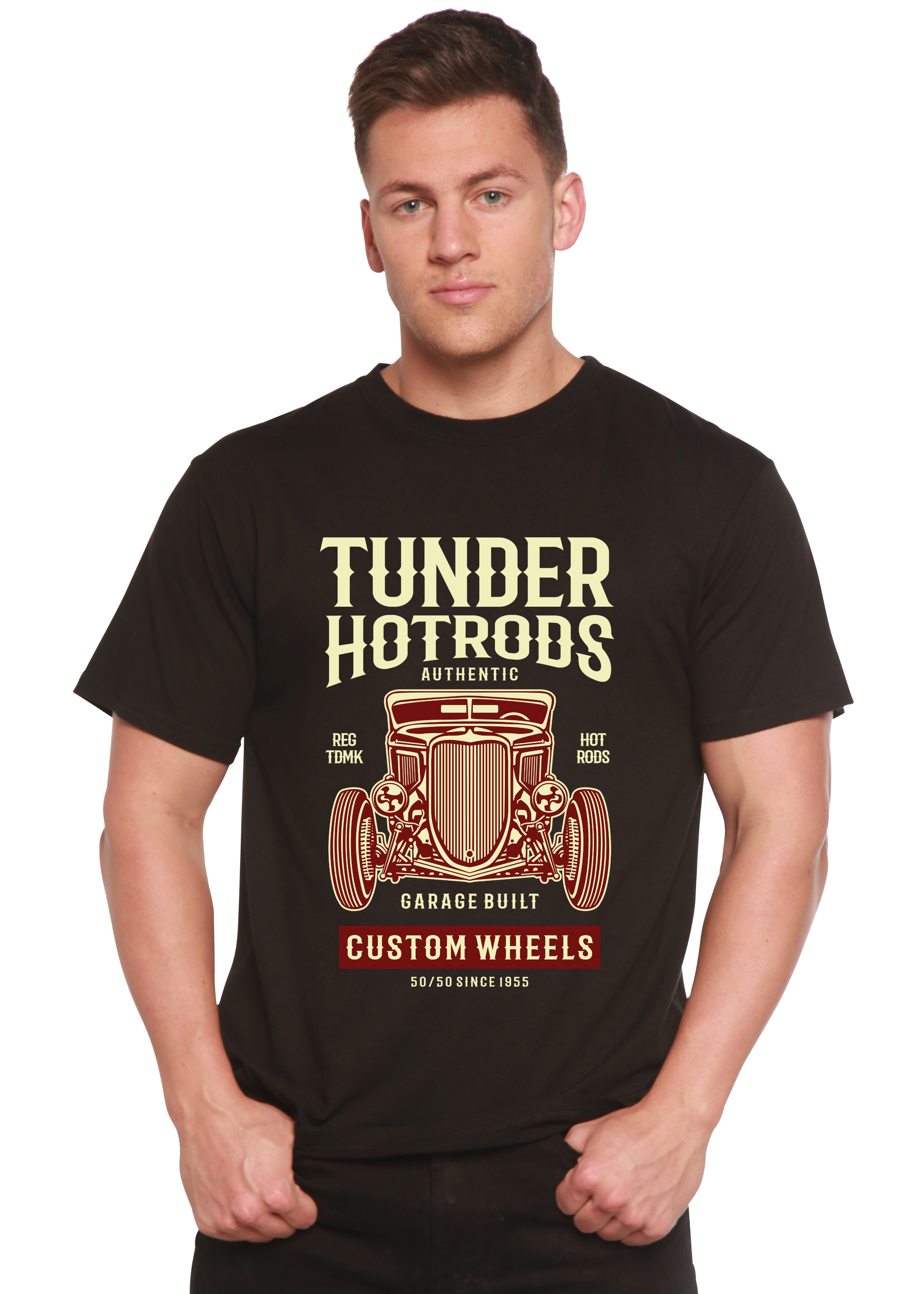 Thunder Hot Spun Bamboo® Men's Bamboo Viscose/Organic Cotton Short Sleeve Graphic T-Shirt - The7Letter