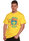 All We Need is Love Men's Bamboo Viscose/Organic Cotton Short Sleeve Graphic T-Shirt - The7Letter