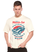 Muscle Car Spun Bamboo® Men's Bamboo Viscose/Organic Cotton Short Sleeve Graphic T-Shirt - The7Letter