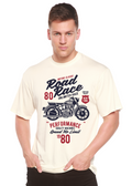 Road Race Motorcycles Spun Bamboo® Men's Bamboo Viscose/Organic Cotton Short Sleeve Graphic T-Shirt - The7Letter