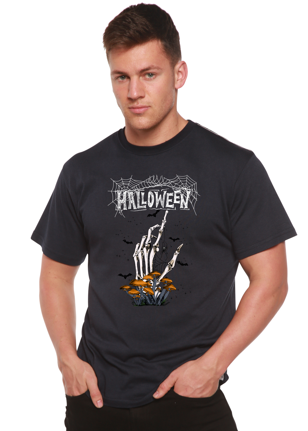 Halloween Men's Bamboo Viscose/Organic Cotton Short Sleeve Graphic T-Shirt - The7Letter