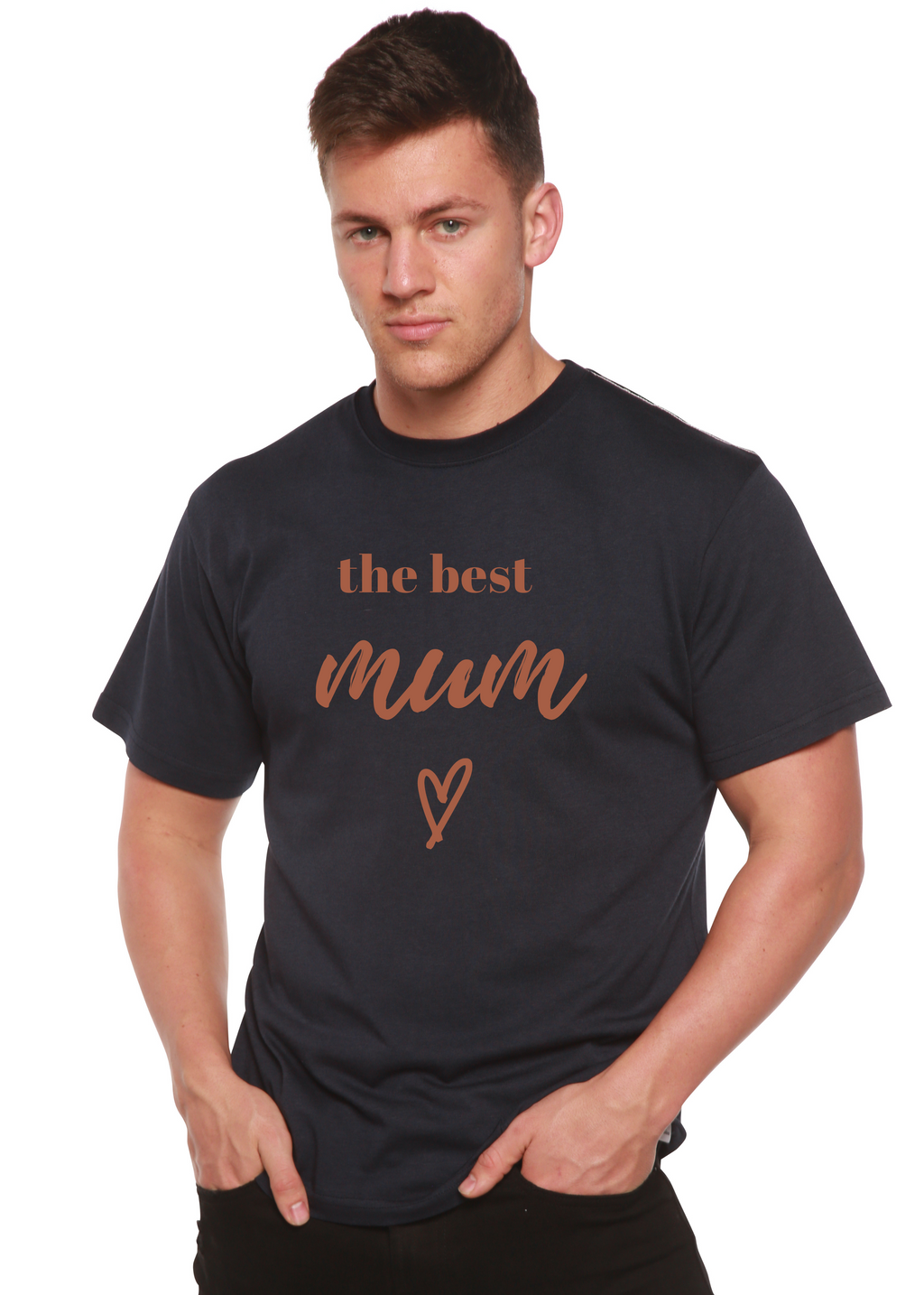 The Best Mum Unisex Bamboo Viscose/Organic Cotton Short Sleeve Graphic T-Shirt - The7Letter