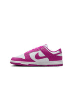 Nike Damen Dunk Low - Weiß/Hot Fuchsia
