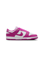 Nike Damen Dunk Low - Weiß/Hot Fuchsia