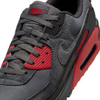 Nike Homme Air Max 90 - Gris/Rouge