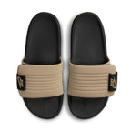 Nike Mens Offcourt Adjust Slides - Black/Khaki