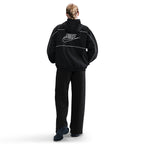 Nike Women's Mid-Rise Wide-Leg Sweatpants - Black