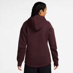 Sweat à capuche Nike Sportswear Tech Fleece Windrunner pour femme - Rouge bordeaux
