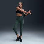 Nike Damen Therma-Fit One Leggings – Vintagegrün/Weiß