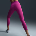 Nike Damen Therma-Fit One Hot Leggings - Fuchsia/Weiß