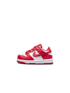 Nike (TD) Dunk Low - White/University Red