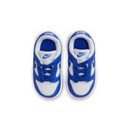 Nike (TD) Dunk Low - White/Hyper Royal