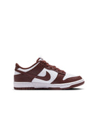 Nike Big Kids Dunk Low - Weiß/Rotholz