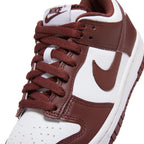 Nike Big Kids Dunk Low - Weiß/Rotholz