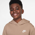 Nike Hoodie Club Fleece Sportswear Enfant - Chanvre