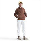 Haut à capuche en molleton Nike Big Kids - Fauna Brown/White