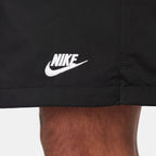Nike Herren Club Woven Shorts - Schwarz/Weiß