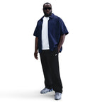 Nike Mens Club Open-Hem Sweatpants - Black