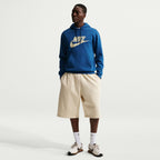 Nike Herren Fleece Pullover Hoodie - Court Blue